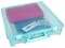 ArtBin 6955AA Super Satchel 1-Compartment Box, Art & Craft Organizer, 1-Pack, Translucent Aqua